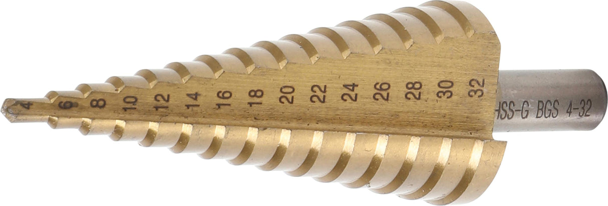 STEP DRILL | TITANIUM-NITRIDED | Ø 4 - 32 MM (1619)
