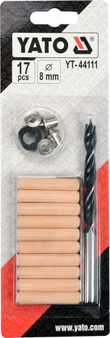 17PCS 8MM DOWEL KIT (YT-44111)