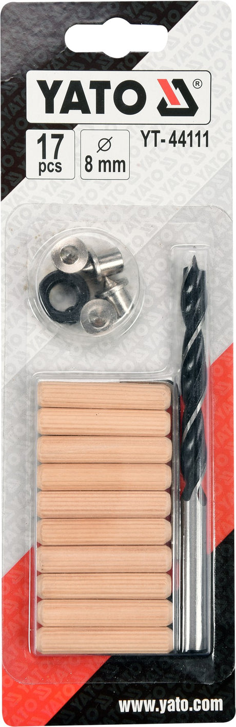 17PCS 8MM DOWEL KIT (YT-44111)