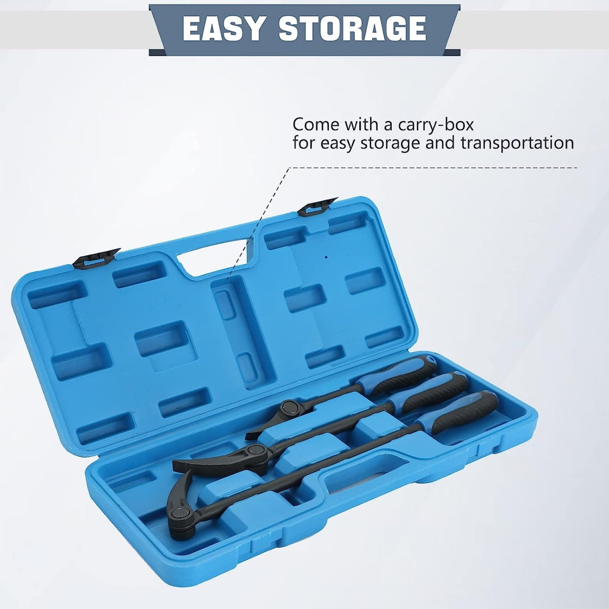 TIRE LEVER SET | TELESCOPIC WITH FLEX HANDLE | 11 DIRECTIONS | 3 PCS. (APB3S)