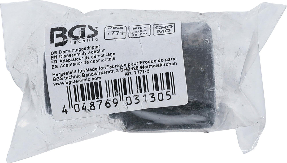 DISASSEMBLY ADAPTOR FROM BGS 7771 | M20 X M20 X 49 MM (7771-3)