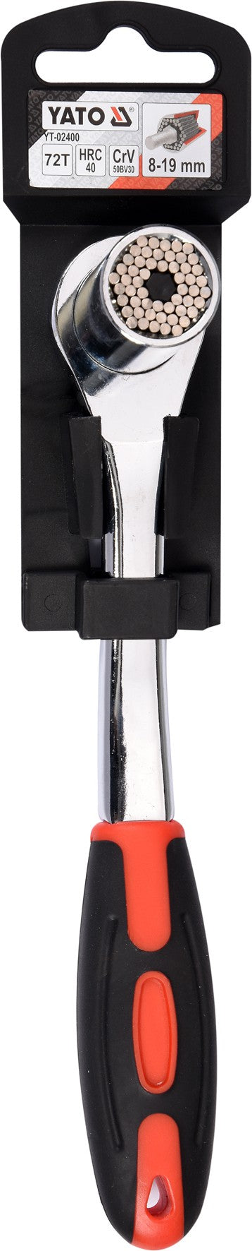 UNIVERSAL SOCKET WRENCH 8-19MM (YT-02400)