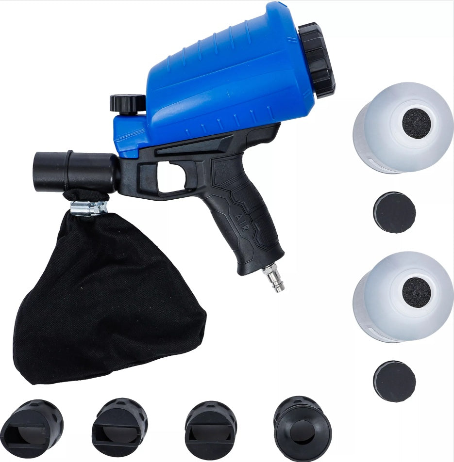 PNEUMATIC SANDBLASTER INCL. ACCESSORIES | 3 PCS. (70057)