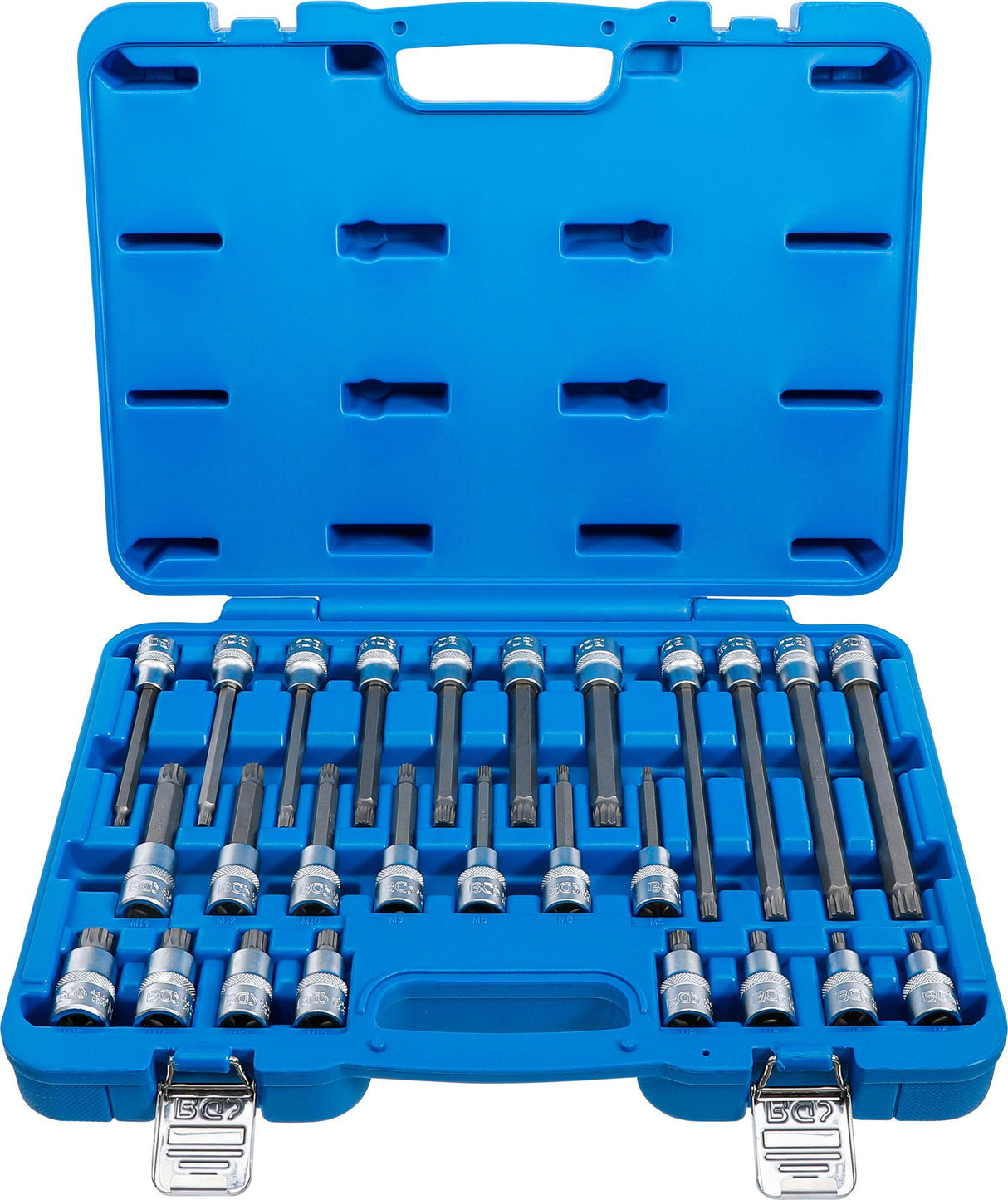 BIT SOCKET SET | 12.5 MM (1/2") DRIVE | SPLINE (FOR XZN) M4 - M16 | 26 PCS. (5180)