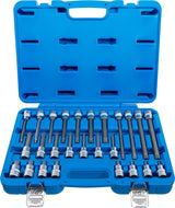 BIT SOCKET SET | 12.5 MM (1/2") DRIVE | SPLINE (FOR XZN) M4 - M16 | 26 PCS. (5180)
