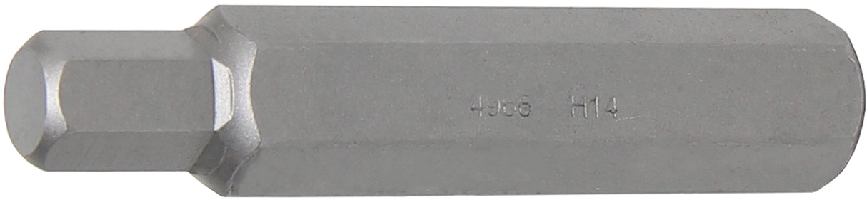 BIT | LENGTH 75 MM | 10 MM (3/8") DRIVE | INTERNAL HEXAGON 14 MM (4966)