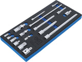 TOOL TRAY 1/3: EXTENSION BAR, ADAPTOR AND JOINT SET | 17 PCS. (4144)
