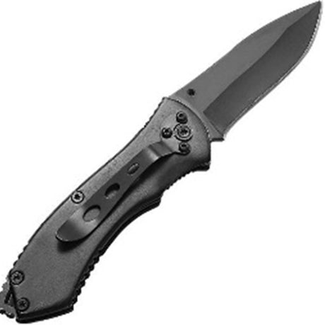 FOLDING KNIFE | BLACK FINISH WITH MATTE TEXTURE | 20 CM (FK8)