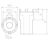 GROOVE NUT SOCKET SET | 5 PCS. (67220)