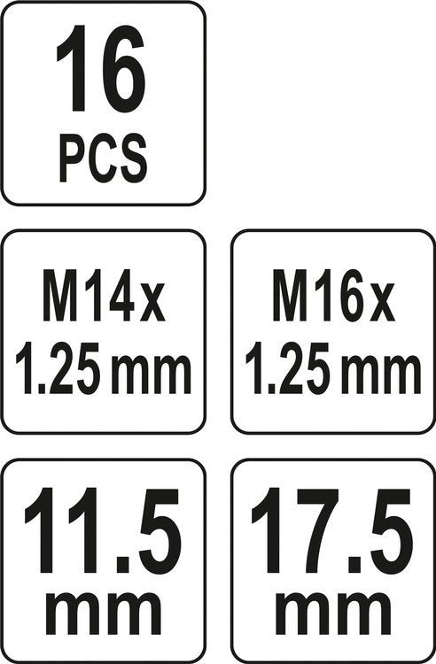 SPARK PLUG THREAD REPAIR KIT M14X1.25 (YT-17580)
