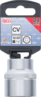 SOCKET, GEAR LOCK | 12.5 MM (1/2") DRIVE | 24 MM (10224)