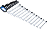 OPEN END RATCHET AND RATCHET RING WRENCH SET | 8 - 19 MM | 12 PCS. (6545)