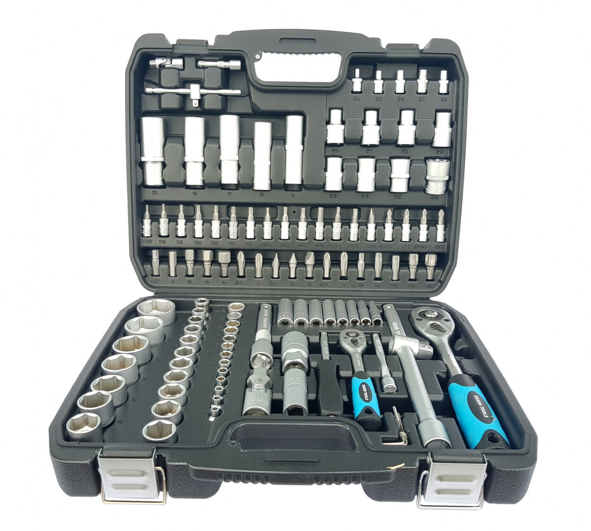 TOOL SET | 6.3 MM (1/4") + 12.5 MM (1/2") | 108 PCS. (ES78108)