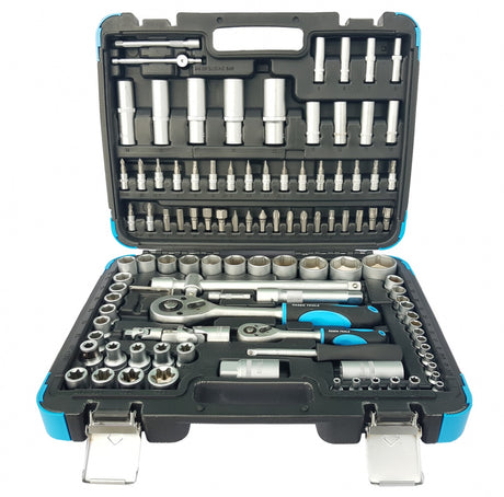 TOOL SET | 6.3 MM (1/4") + 12.5 MM (1/2") | 108 PCS. (ES80108)