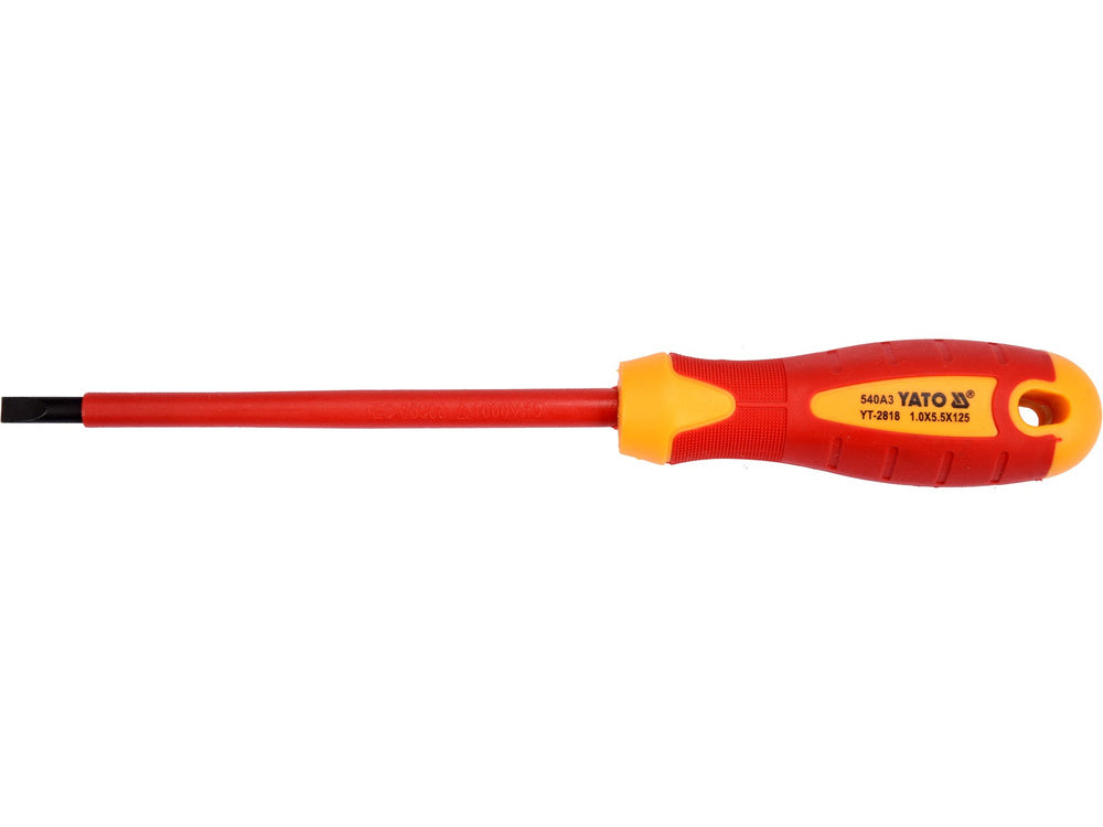 INSULATED SCREWDRIVER 1000V 5.5X125MM (YT-2818)