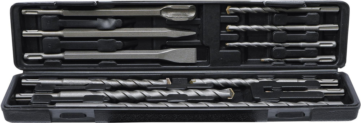 HAMMER, DRILL AND CHISEL SET | SDS SHAFT, CARBIDE TIP | 5 - 20 MM | 12 PCS. (2005)