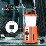SOLAR AND MANUAL LEVER FLASHLIGHT WITH RADIO | LI-ION (SL2R)