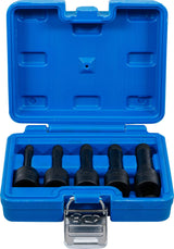 TWIST SOCKET SET (SPIRAL PROFILE) / SCREW EXTRACTOR | 12.5 MM (1/2") DRIVE | 8 - 16 MM | 5 PCS. (5261)