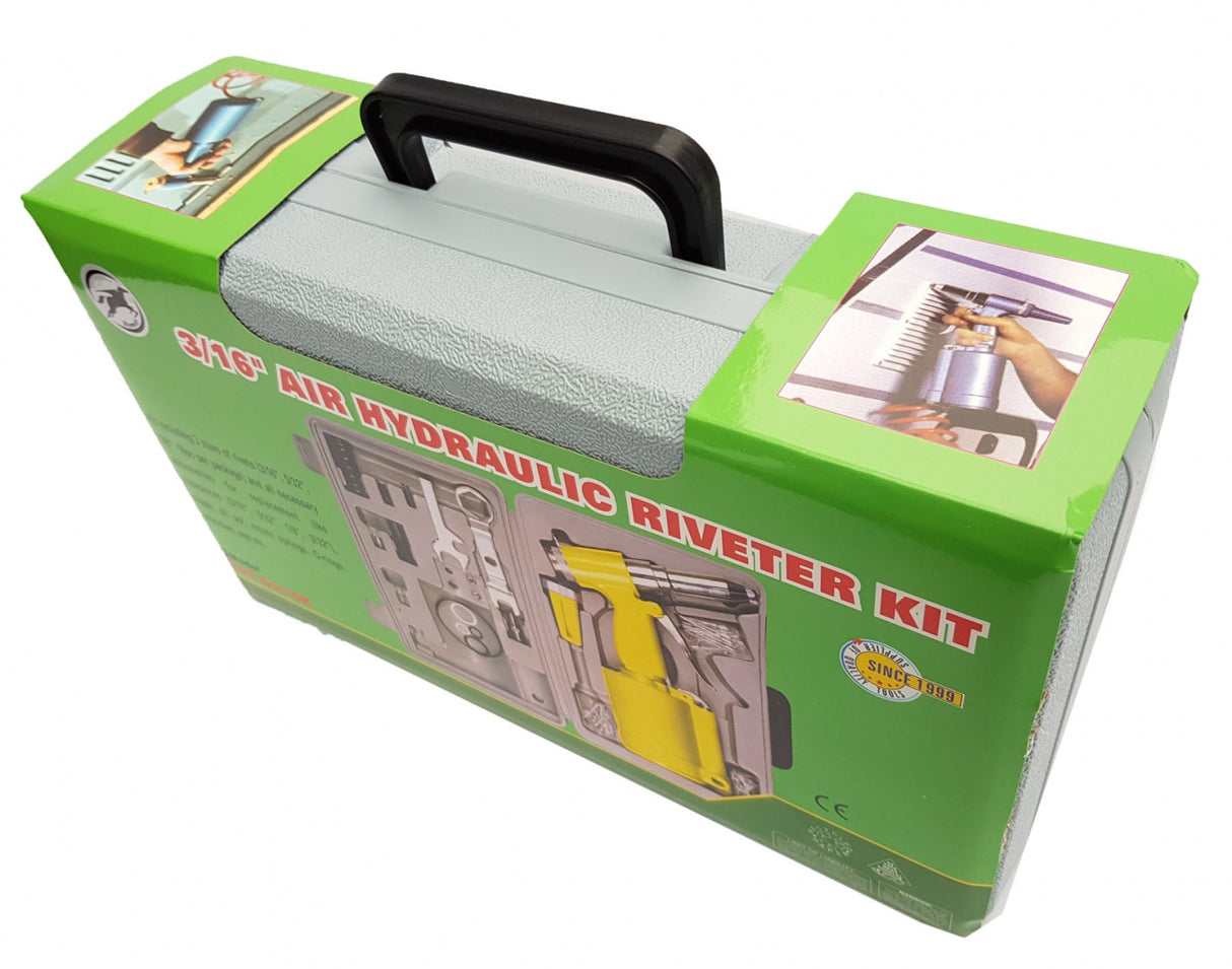 PNEUMATIC RIVETER | IN CASE | 2.4 - 3.2 - 4.0 - 4.8 MM (AT-6015K)