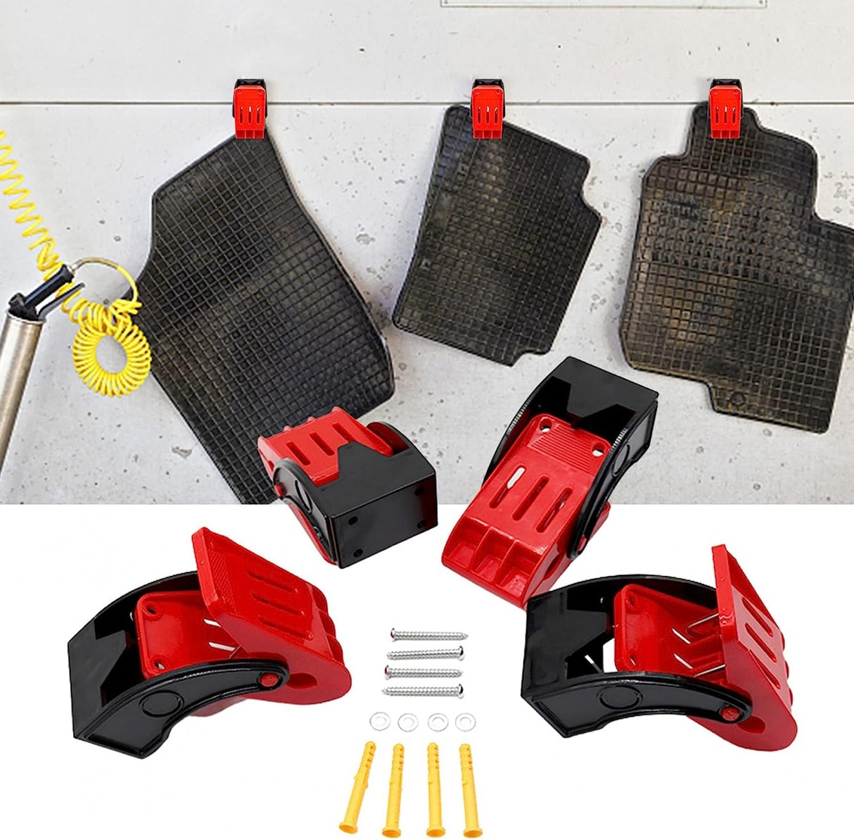 CLAMP SET | HEAVY DUTY ABS+STAINLESS STEEL | 4 PCS. (MC4S)
