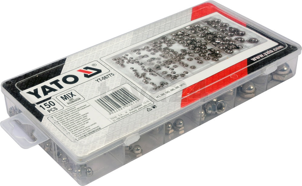 150 PCS SS STEEL NUTS ASSORTMENT (YT-06775)