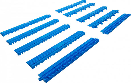 PLASTIC TILES SIDE FRAME SET | CLICK-SYSTEM | 400 X 55 X 15 MM | 10-PCS. (74547)