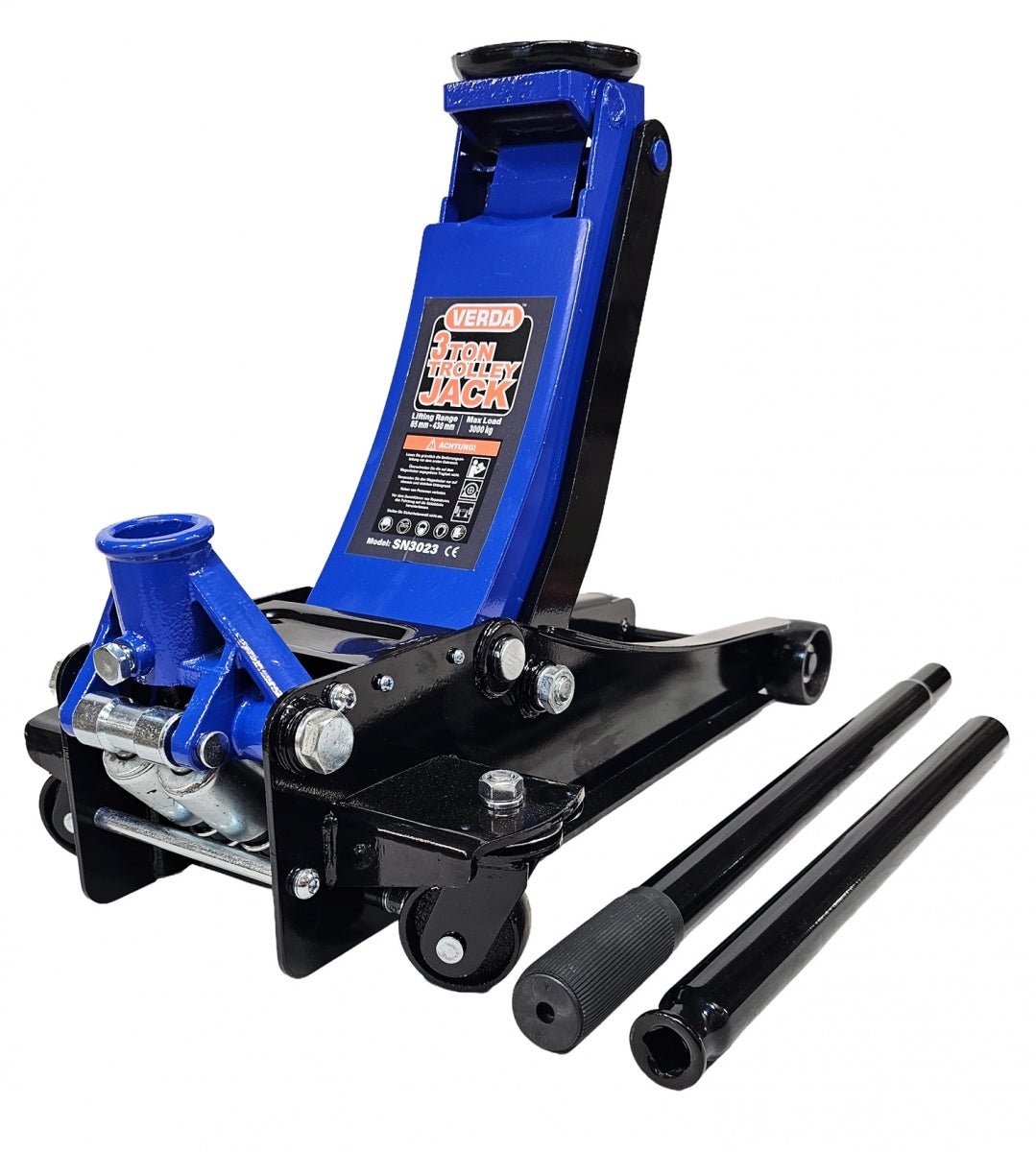 JACK WITH WHEELS | HYDRAULIC | DOUBLE PISTON | 3 T (FJ25-F)
