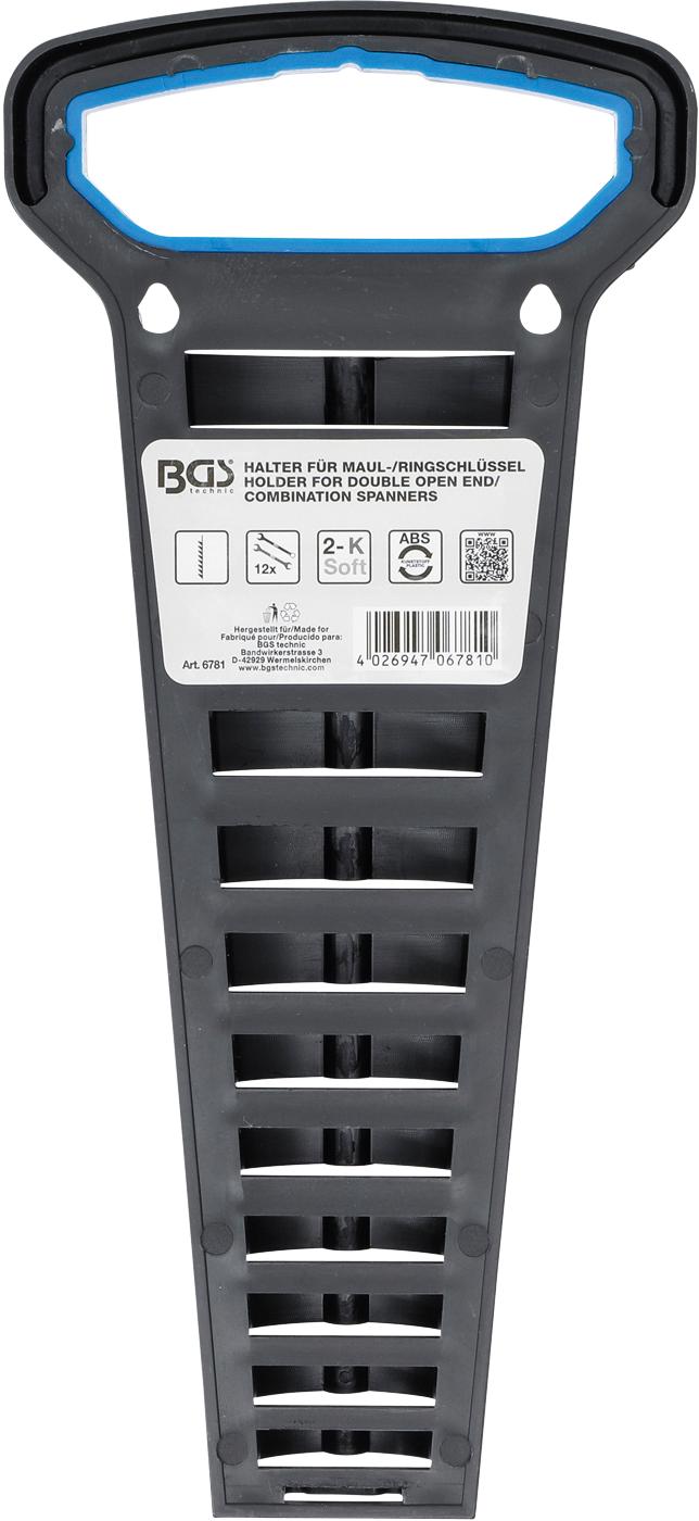HOLDER FOR COMBINATION/RING SPANNERS | 12 STACKING SHELFS (6781)