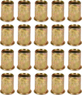 THREADED STEEL RIVET NUTS M12, 20PCS (YT-36476)