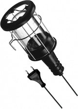 WORK LAMP "GUMMI", METAL GRILL, RUBBERIZED HOUSING, 60W 230V (82716)