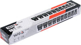 IMPACT SOCKET SET, HEX | 10 MM (3/8") | 10 - 22 MM | 10 PCS. (YT-37690)