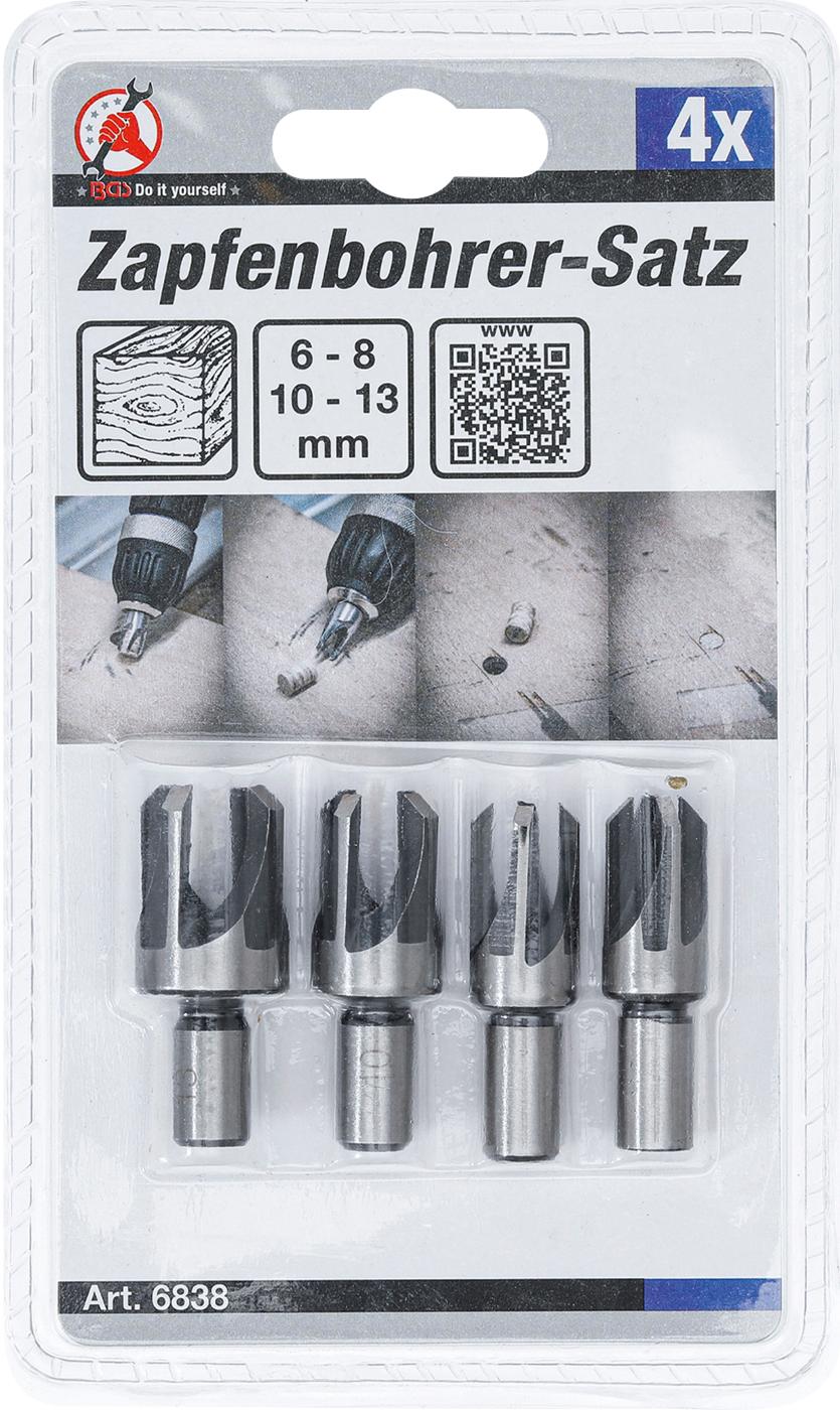 PIN DRILL SET | 6 - 8 - 10 - 13 MM | 4 PCS. (6838)