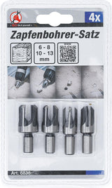 PIN DRILL SET | 6 - 8 - 10 - 13 MM | 4 PCS. (6838)