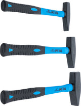 MACHINIST'S HAMMER SET | FIBREGLAS SHAFT | DIN 1041 | 300 / 500 / 800 G | 3 PCS. (3845)
