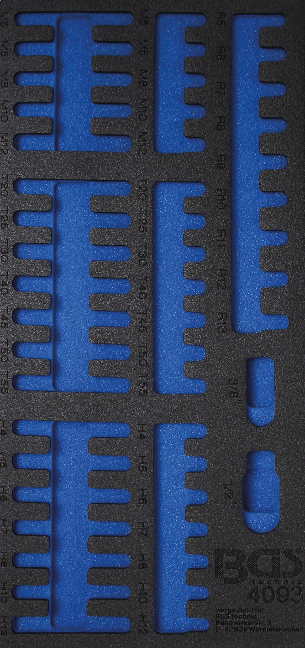TOOL TRAY 1/3, EMPTY | FOR BGS 4093 (4093-1)