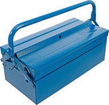 METAL TOOL BOX | EMPTY | 420 X 200 X 150 MM | 3 COMPARTMENTS (33001)