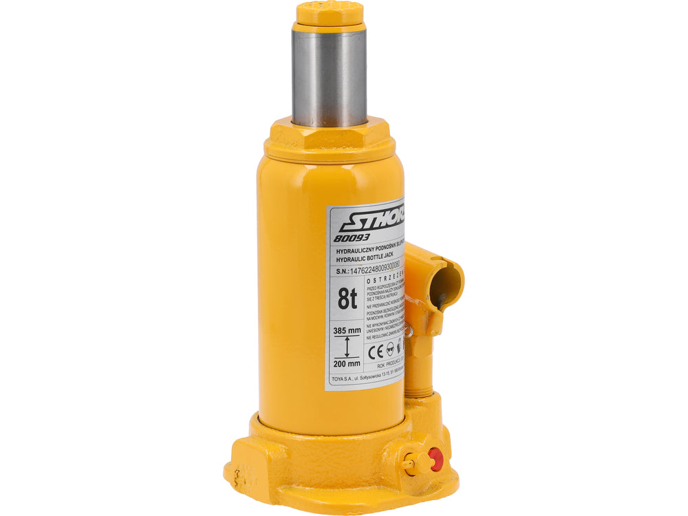 HYDRAULIC BOTTLE JACK 8T (80093)