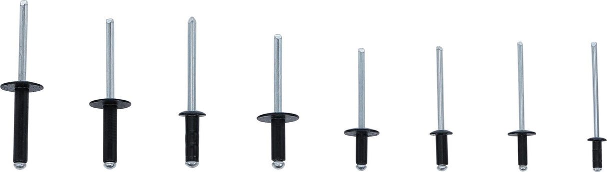 BLIND RIVETS ASSORTMENT | ALUMINIUM | Ø 3.2 - 4.8 MM | 200 PCS. (85224)