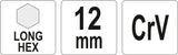 HEX KEY LONG  12,0 MM (YT-05443)