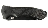 FOLDING KNIFE | BLACK FINISH WITH MATTE TEXTURE | 16.3 CM (FK6)