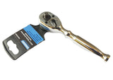 DOUBLE-SIDED RATCHET FOR SOCKETS | FINE TEETH | POLISHED | 6.3 MM (1/4") / 10 MM (3/8") (SA3814)