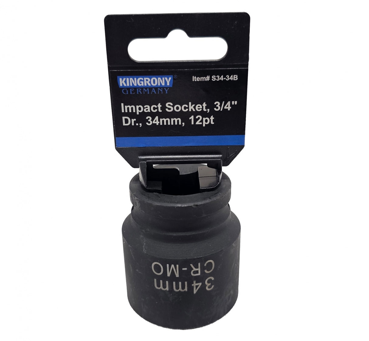 IMPACT SOCKET | 12-POINT | 20 MM (3/4") | 34 MM (S34-34B)