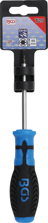 SCREWDRIVER | T-STAR (FOR TORX) T20 | BLADE LENGTH 80 MM (4919)