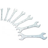 DOUBLE OPEN END SPANNER SET | EXTRA FLAT | 6 - 23 MM | 7 PCS. (9019)