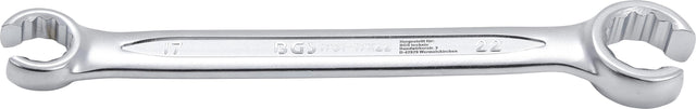 BRAKE HOSE WRENCH | OPEN TYPE | 17 X 22 MM (1761-17X22)