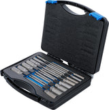 SOCKET SET, HEXAGON | EXTRA LONG | 6.3 MM (1/4") DRIVE | FOR ELECTRIC DRILLS | 5.5 - 19 MM | 15 PCS. (70147)