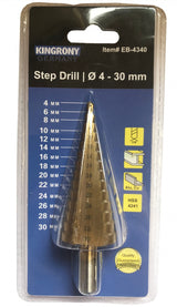 STEP DRILL BIT FOR HOLE ENLARGEMENT | 4-30 MM (EB-4340)