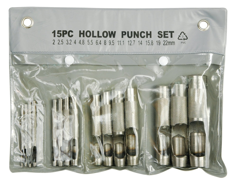 PUNCH SET 15PCS, 2-22MM (76700)