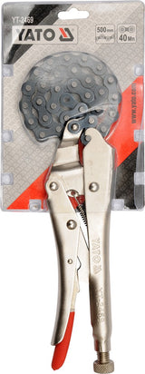 LOCKING PLIERS W. CHAIN 10" (250MM) (YT-2469)