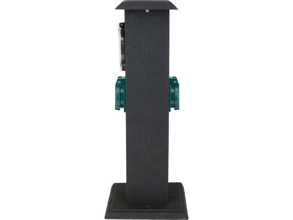 OUTDOOR SOCKET IN METAL BOX | IP44 | 2 X 230V (YT-81276)